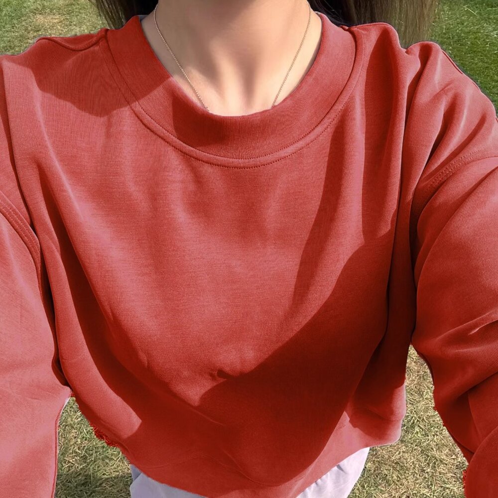 [NWT] Softstreme Perfectly Oversized Cropped Crew